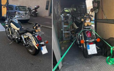 Sicherer Motorradtransport aus Frankfurt